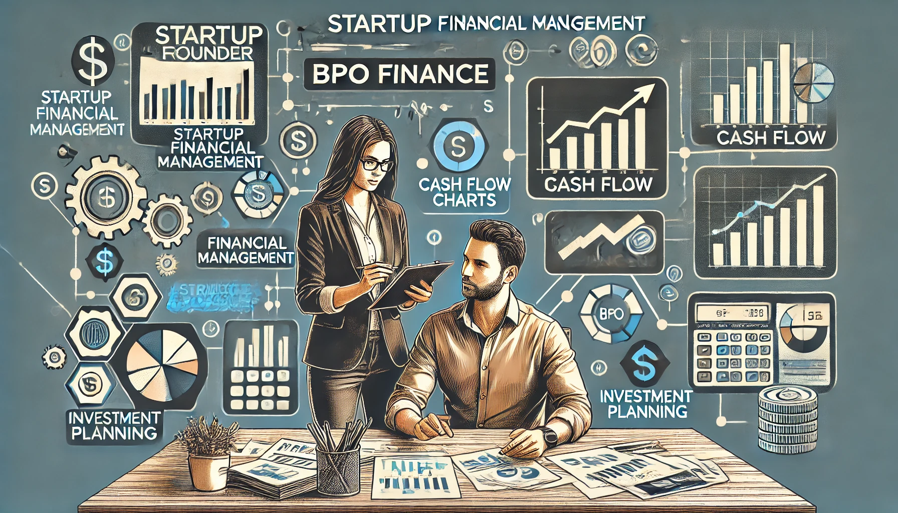 Como o BPO Financeiro contribui para a organização financeira de startups