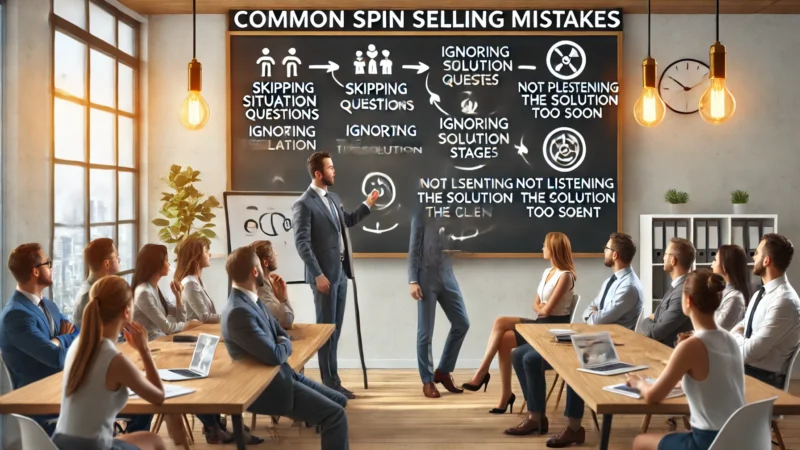 Erros mais comuns ao aplicar o SPIN Selling e como evitá-los
