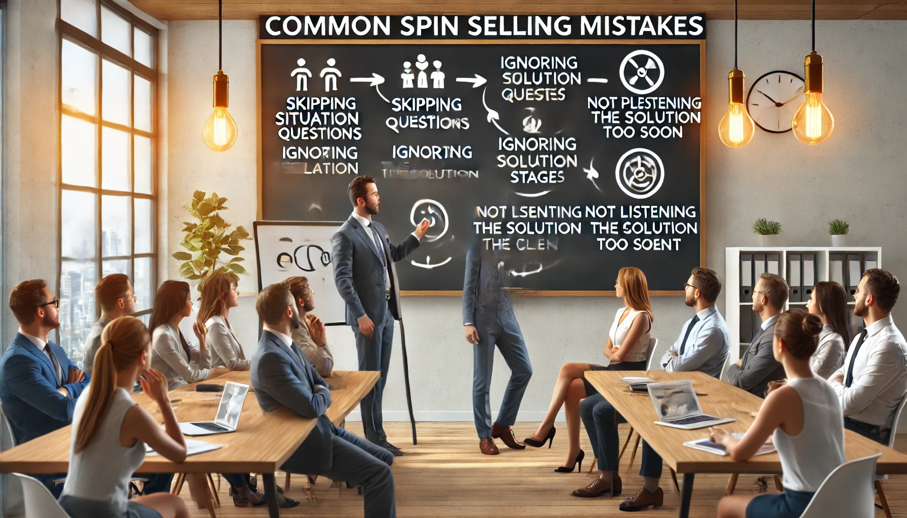 Erros mais comuns ao aplicar o SPIN Selling e como evitá-los