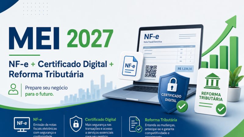 MEI 2027: Guia Completo para NF-e, Certificado Digital e Reforma Tributária