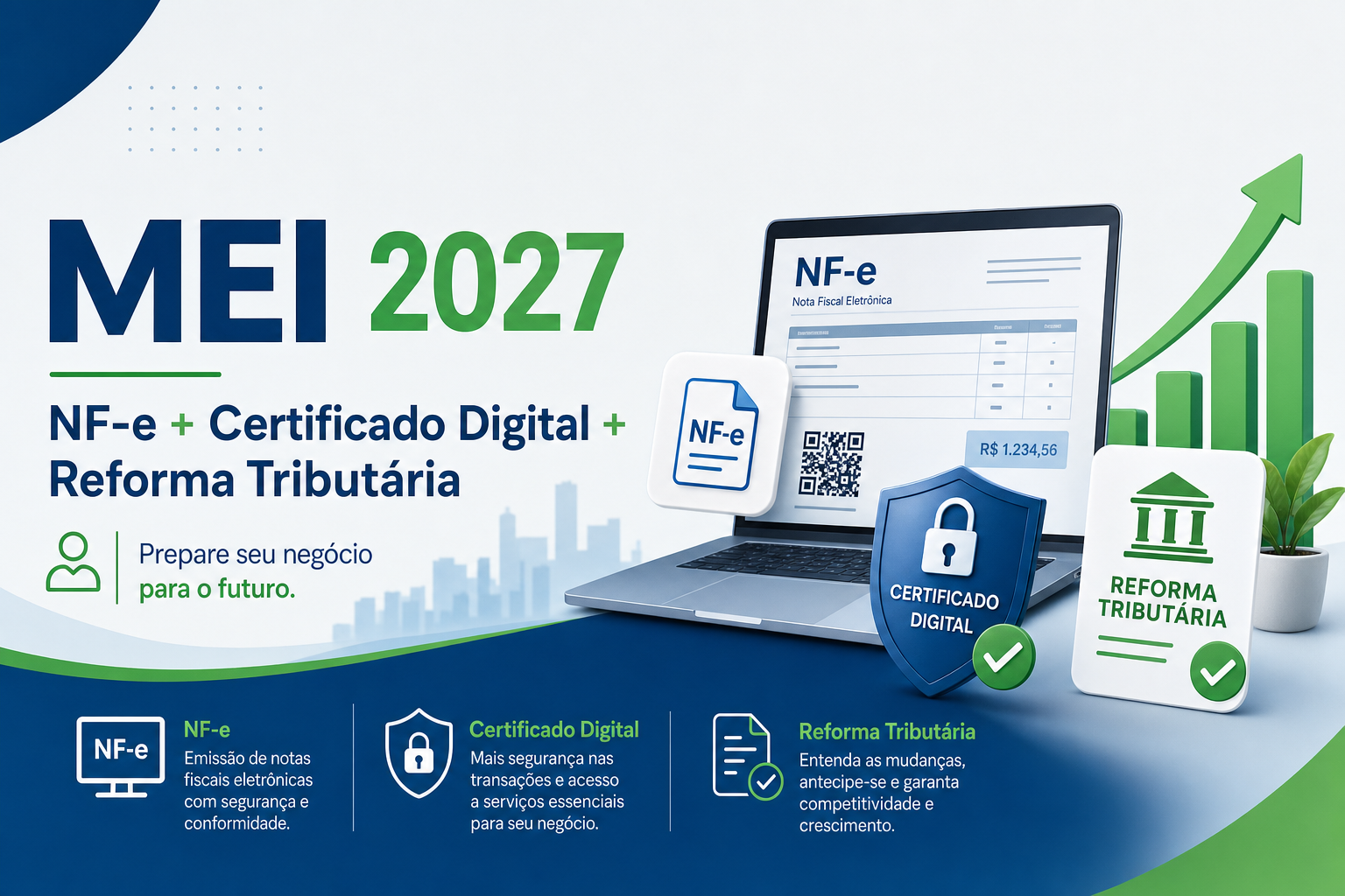 MEI 2027: Guia Completo para NF-e, Certificado Digital e Reforma Tributária