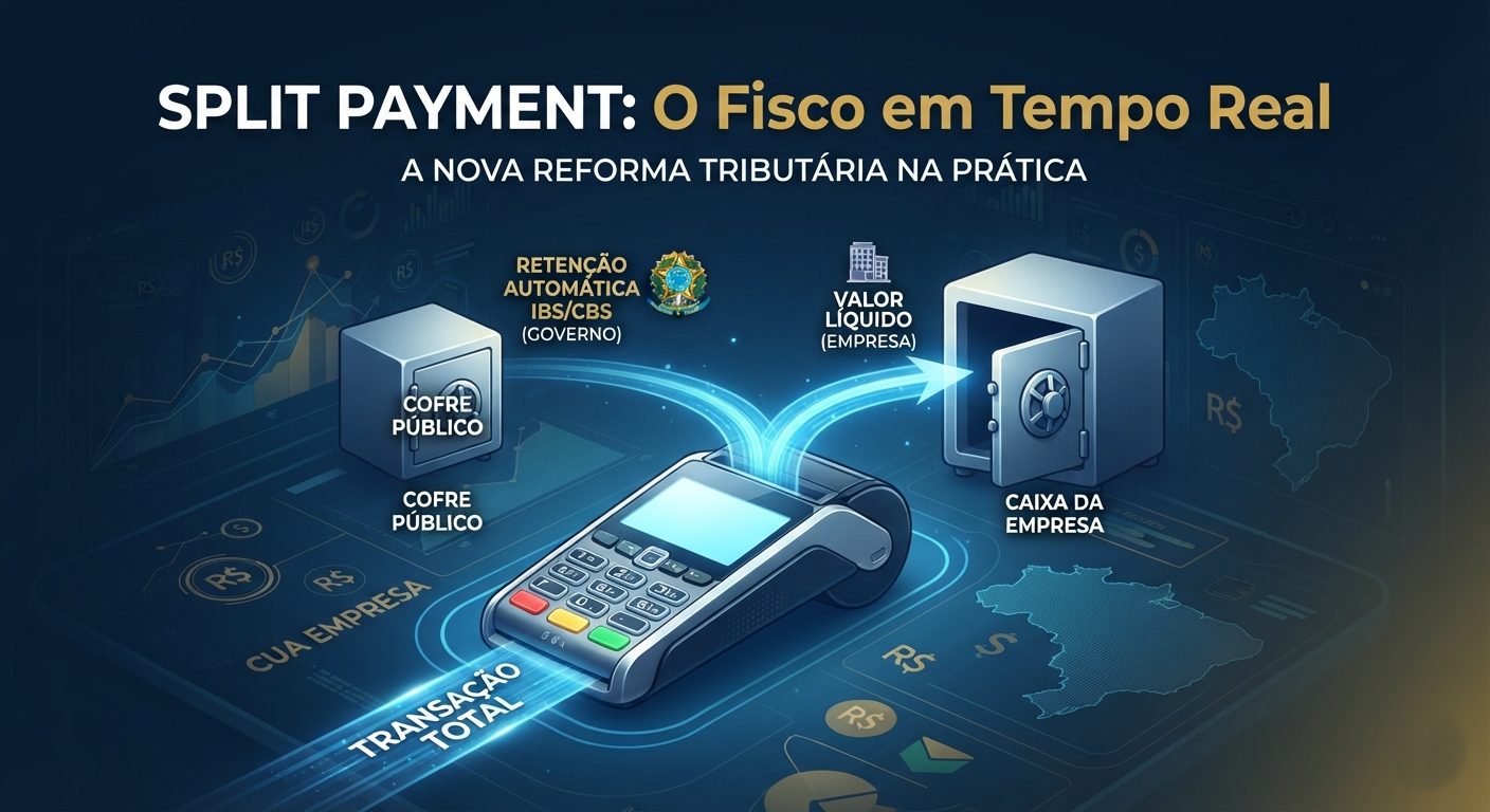 O Guia Definitivo do Split Payment: Como o Governo Sabe o Valor Exato a Reter e o que Acontece nas Vendas Sem Nota